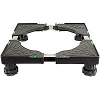 Universal Mobile Base Dorm Fridge Stand with 4 Strong Feet Multi-Functional Adjustable Base for Adjustable Dryer…