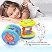Early Learning Center Educational Kids Toys Made of ABS Environmental Plastic and Learn Music, Lullaby, Stories for Children(Harp, Horn& Music Drum, Random Color) (Music Drum)