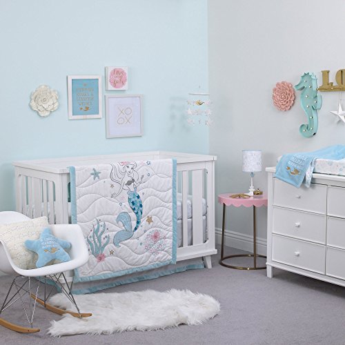 disney ariel sea princess crib bedding