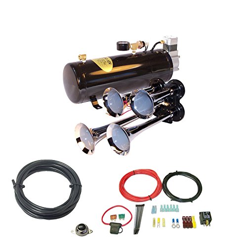 UPC 040201886416, MPC B1 (0419) 4 Trumpet Train Air Horn Kit, Fits Almost Any Vehicle, Truck, Car, Jeep or SUV