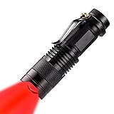 High Power One Mode Red LED Flashlight, Powerful