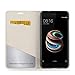 RIFFUE Xiaomi Mi 5X Case, Xiaomi Mi A1 Case, Premium Slim Thin PU Leather Flip Case Protective Foldable Stand Feature Cover With Retro Denim Pattern for Xiaomi Mi 5X / A1 2017 - Black