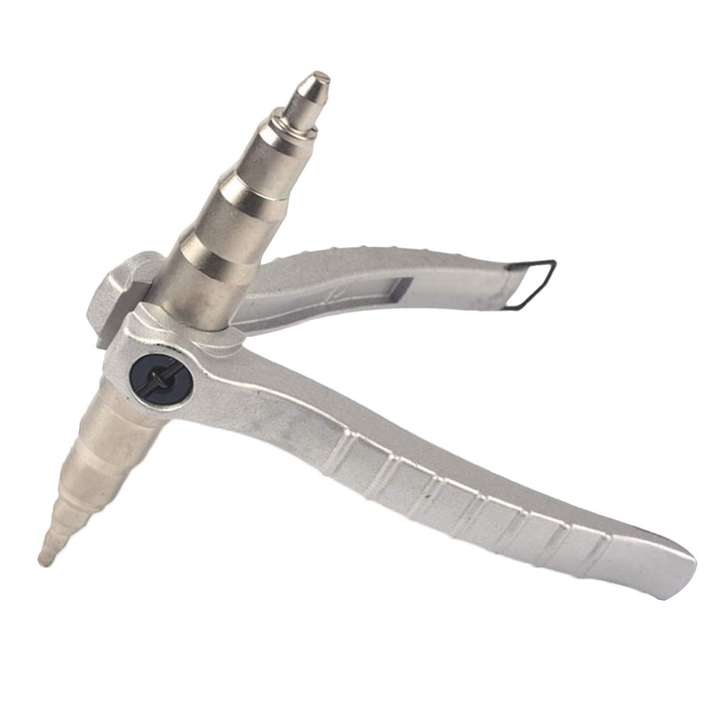 Copper Tube Expander Tool Stainless Steel Swaging Tool for Refrigeration Air Conditioner Install Repair Maintenance (Silver)
