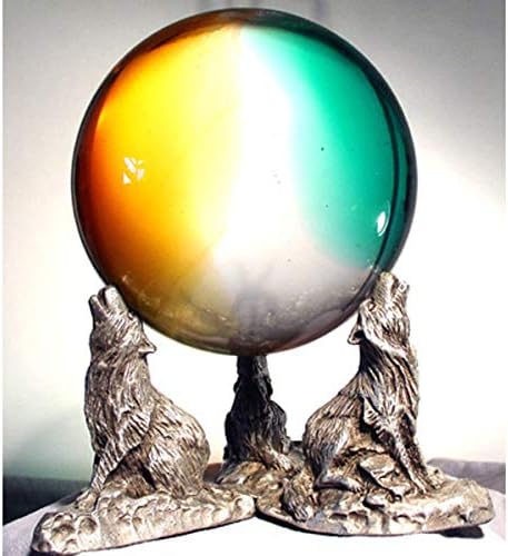 Scholer 100mm Rainbow Crystal Gazing Ball with Stand