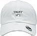 KBSV-055 WHT Trust No One Baseball Cap Dad Hat Adjustable Cotton Vintage