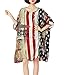 ELLAZHU Women Baggy Crew Neck Print Shirt Blouse GA107 A