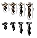 Mini Skater 800PCS #3 Small Cross Flat Head Tapping Screws Black Oxide Wood Screws Kit and Assortment ! (Black and Bronze)