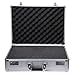 Aluminum Tool Box Silver Equipment Tool Case with Pre-Scored Foam Insert