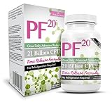 PF20 Once Daily Advanced Probiotics |20 Bifidobacteria & Lactobacillus Strains | Survives Stomach Acid for High Potency | No Refrigeration, Shelf Stable |21 Billion CFU |30 Count| MONEY BACK GUARANTEE