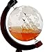 The Wine Savant Extra Large Etched World Globe Decanter with Antique Ship 2500ml/2L (Extra Large Ship Decanter)