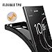Aeska Sony Xperia XZ1 Compact Case, Ultra [Slim Thin] Flexible TPU Gel Rubber Soft Skin Silicone Protective Case Cover for Sony Xperia XZ1 Compact (Matte Black)