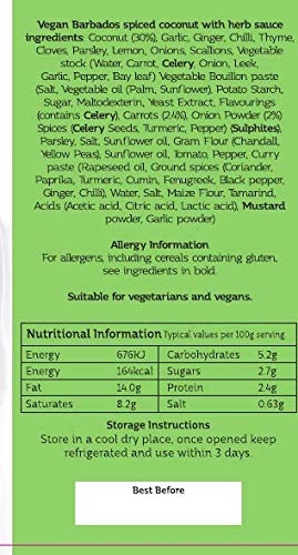 Earl's Kitchen Caribbean Gekruide Kokos Met Kruid Barbados Veganistische Kooksaus, Milde Kokos En Kruidensaus Voor Thuis… - Afbeelding 5