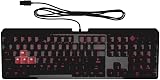 HP OMEN Encoder Red Gaming Keyboard - Black Wired Mechanical USB view 2