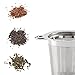 EZOWare Tea Infusers for Loose Leaf Tea [Set of 4] Stainless Steel Fine Mesh Tea Strainer with Handle and Lid, Reusable Tea Steeper for Tea Pot, Cup, Mug