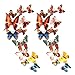 Mudder 3D Butterfly Stickers Wall Stickers for Home, Room Decoration, 24 Pieces, Multi-colors