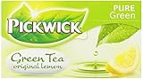 Pickwick Green Tea Original Lemon, 20 tea bags per  Packages,  (Pack of 6)