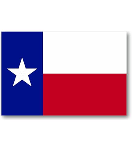 2pk Texas Lone Star State Flag Vinyl Decal Sticker Truck Car