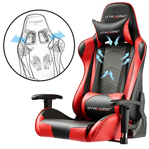 GTRACING Gaming Chair Racing Office Computer Game Chair Ergonomic Backrest and Seat Height Adjustment Recliner Swivel… - Image 3