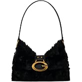 GUESS Camden Mini Faux Fur Shoulder Bag