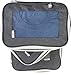 Tripley Compression Packing Cubes with Space-Saving Double Zipper, Set of 3 Durable Compression Cubes (Grey / White)