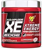 BSN N.O.-Xplode XE Pre-Workout Supplement with Caffeine, Beta-Alanine, and Energy, Flavor: Tropical Burst, 30 Servings