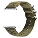 VIGOSS Apple Watch Band 38mm, Woven Nylon NATO iWatch Band Soft Replacement Strap with Metal Adapter and Buckle for Apple Watch Series 1, Series 2, Sport, Hermes, Nike+ Edition (Army Green, 38mm)