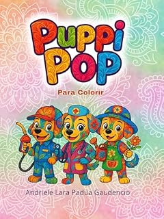 Livro Puppi Pop: Para colorir