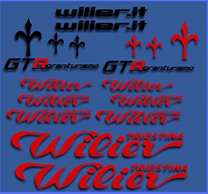 PEGATINAS WILIER GTR GRAN TURISMO DR1111 STICKERS AUFKLEBER DECALS AUTOCOLLANTS ADESIVI BIKE CYCLE ROAD RACE