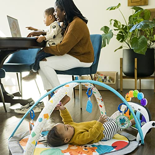 BABY EINSTEIN 4-IN-1 KICKIN’ TUNES MUSIC AND LANGUAGE PLAY GYM AND PIANO TUMMY TIME ACTIVITY MAT
