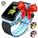 OLTEC 【2019 Update】 Smart Watch for Kids - Smart Watches for Boys Smartwatch GPS Tracker Watch Wrist Android Mobile Camera Cell Phone Best Gift for Girls Children boy Pink Blue Yellow
