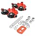 VEVOR Manual Trolley 1/2 Capacity Push Beam Trolley 1100LB Push Trolley Adjustable for I Beam Flange (0.5T)