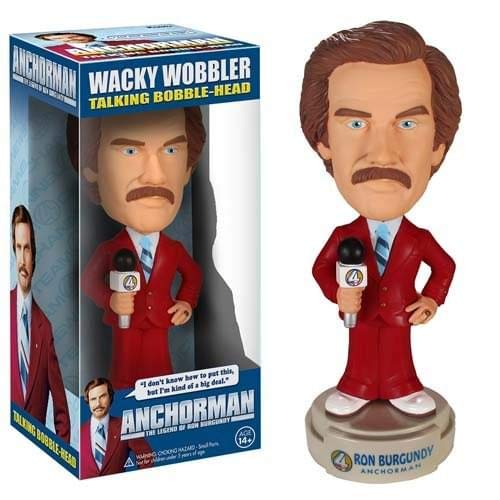 Funko Anchorman: Talking Ron Burgundy Wacky Wobbler