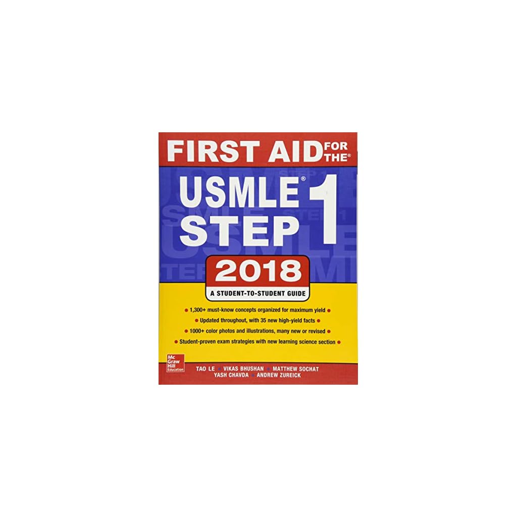 First Aid for the USMLE Step 1 2018, 28th Edition - Pro Health Link ...