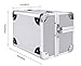 Pro Aluminum Makeup Case Salon Cosmetic Box Organizer Beauty Train Case,Silver