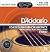 D’Addario EXP42 Coated Phosphor Bronze Acoustic Guitar Strings, Light, 16-56 – Offers a Warm, Bright and Well-Balanced Acoustic Tone and 4x Longer Life - With NY Steel for Strength and Pitch Stability