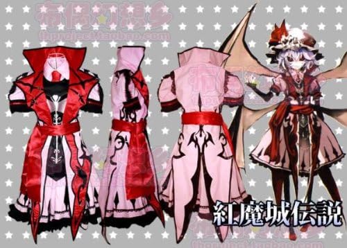 Amazon 豪華版コスプレ衣装 東方project 紅魔城伝説 東方紅魔城 レミリア スカーレット コスプレ 仮装 通販