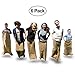 Elite Potato Sack Race Bags - 6 Quality Sack Race Bags for Kids Birthday Party Games, and Comes With a Compact Bag for Easy Storage. Great Family Games