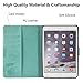 Mini 2 3 Case-LittleMax Smart Embossed PU Leather Flower Cards Holder Case Stand Cover with Auto Wake / Sleep for Apple iPad Mini 3 / 2 / 1 [Free Stylus Pen]-#1-Mint Butterfly