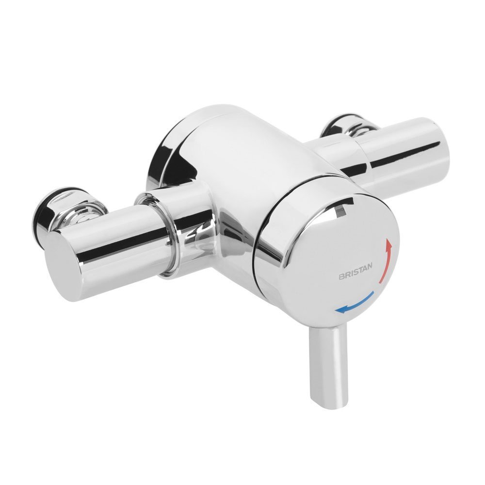 Bristan MT1203 Commercial OPAC Thermostatic Exposed Mini Shower Valve with Lever Chrome
