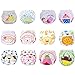 AUBIG 4Pcs Baby Boys Girls Bloomers Toddler Toilet Pee Potty Training Pants Cotton Underwear Ruffle Underpants Breathable Panties