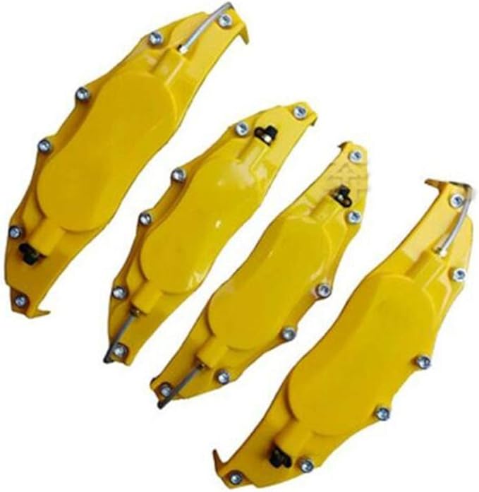 Caliper covers 4pcs Yellow 3D Brake Caliper Covers Style Discs