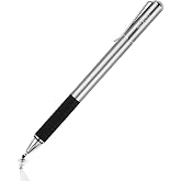 Mixoo Stylus Pen for Touchscreen, 2-in-1 Disc and Fiber Tip Sensitivity and Precision, Stylus for iPad, iPhone Tablet Phone Switch Chromebook All Touch Screens Devices