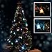 JOYIN Christmas Set of 12Pcs Spun Angel Ornament, Clear Angel Hanging Ornaments with LED Lights for Christmas Tree Decorations, Xmas Party Favor