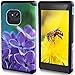 Lumia 730 / Lumia 735 Case - Armatus Gear (TM) Slim Hybrid Armor Case Dual Layer Shockproof Phone Cover For Microsoft Nokia Lumia 730 / Lumia 735 - Lilac Blossom