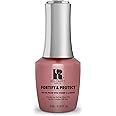 RC Red Carpet Manicure Fortify & Protect LED Gel Nail Color - Long-Lasting, Vibrant, Professional Quality, High Shine, Chip-Resistant - Infused with Vitamin A & Biotin (Suave In Mauve, 0.3 Fl Oz)