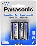 Panasonic AAA batteries (4 pack)