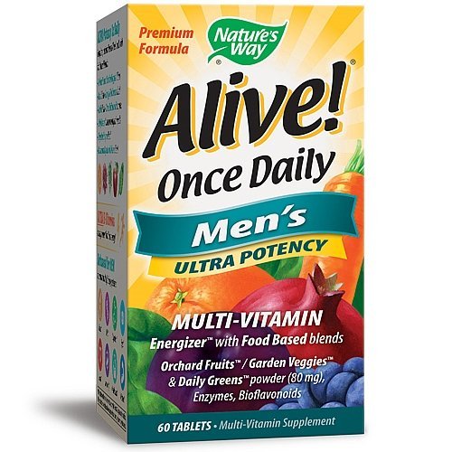 Nature's Way Alive Once Daily Men's Ultra Potency Tablets, 60 Count (pack of 2)