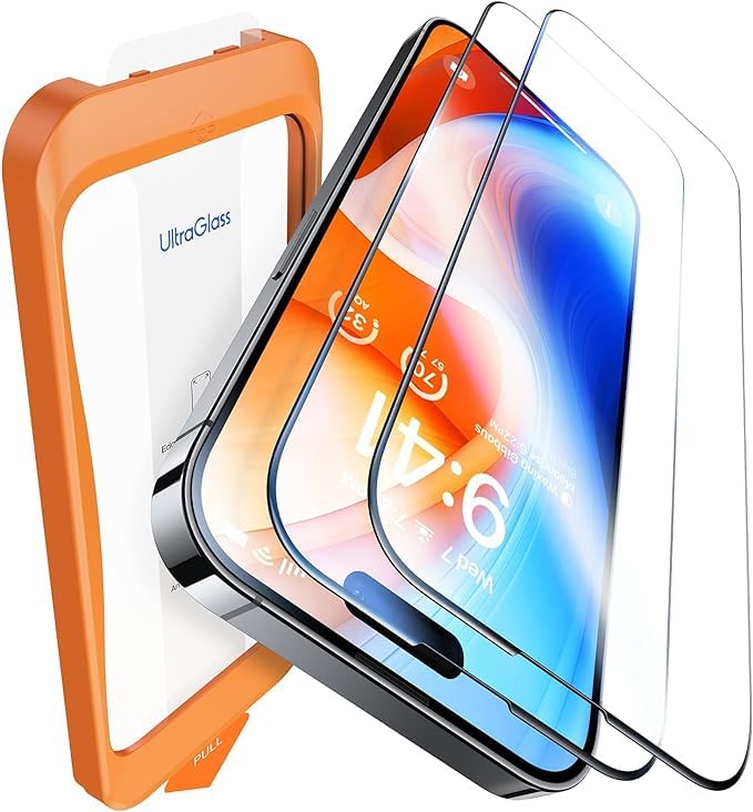 UltraGlass for iPhone 15 Pro Max Glass Film, Set of 2