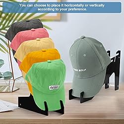 WIOR 2 Pack Hat Rack for Baseball Caps, Hold Up to