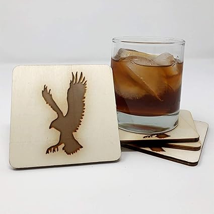 Amazoncom Coasters For Drinks Eagle 4 Piece Set